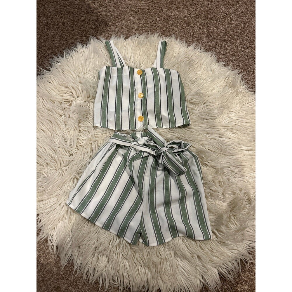 Love Squared Girls sz 10 tank and shorts preppy outfit